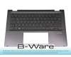 T0023R Tastatur inkl. Topcase DE (deutsch) grau/grau mit Backlight B-Ware