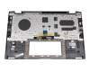 T0023R Tastatur inkl. Topcase DE (deutsch) grau/grau mit Backlight B-Ware