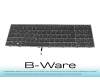 T011HR Tastatur DE (deutsch) dunkelgrau/grau mit Backlight und Mouse-Stick B-Ware