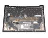 T015LR Tastatur inkl. Topcase DE (deutsch) schwarz/schwarz mit Backlight und Mouse-Stick B-Ware