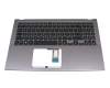 T031AR Tastatur inkl. Topcase DE (deutsch) schwarz/grau B-Ware
