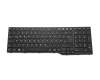 T0E554 Tastatur DE (deutsch) schwarz/schwarz matt