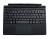 TDT303 Tastatur inkl. Topcase DE (deutsch) schwarz/schwarz mit Backlight
