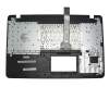 Tastatur (DE) schwarz/schwarz - ohne Touchpad für Asus R752LAV