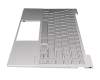 Toshiba Satellite S50W-C Original Tastatur inkl. Topcase DE (deutsch) silber/silber mit Backlight
