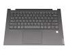 Toshiba Satellite S50W-C Original Tastatur inkl. Topcase US (englisch) grau/grau mit Backlight US International