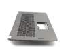 V156230AK3 Original Sunrex Tastatur inkl. Topcase DE (deutsch) schwarz/grau mit Backlight