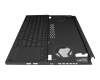 V161126KE1 Original Sunrex Tastatur inkl. Topcase DE (deutsch) schwarz/schwarz mit Backlight
