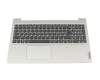 V161420CK1 Original Sunrex Tastatur inkl. Topcase DE (deutsch) grau/silber