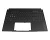 V210846LE1 Original Sunrex Tastatur inkl. Topcase DE (deutsch) schwarz/transparent/schwarz mit Backlight