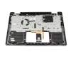 V222320AK3-GR Original Sunrex Tastatur inkl. Topcase DE (deutsch) grau/grau mit Backlight