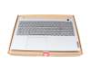 WKH18K Original Lenovo Tastatur inkl. Topcase DE (deutsch) grau/grau mit Backlight