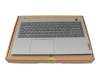WKH52K Original Lenovo Tastatur inkl. Topcase US (englisch) grau/grau mit Backlight