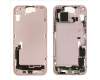 Apple ZD076-00675 Middle Frame incl. battery (Original) - Pink, Apple iPhone 15 Plus