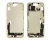 Apple ZD076-00676 Middle Frame incl. battery (Original) - Yellow, Apple iPhone 15 Plus